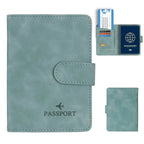 SkyVault Passport Holder in Leather – Elegant & Functional