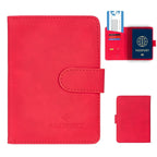 SkyVault Passport Holder in Leather – Elegant & Functional
