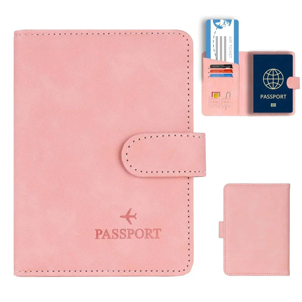 SkyVault Passport Holder in Leather – Elegant & Functional