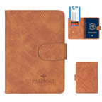 SkyVault Passport Holder in Leather – Elegant & Functional