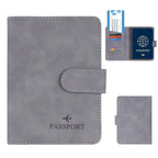SkyVault Passport Holder in Leather – Elegant & Functional