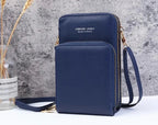 Small Leather Crossbody Bag/Mini Messenger Shoulder Purse LUXURY