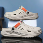 StepFlow Men's Breathable Slip-On Clogs