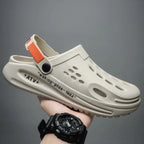 StepFlow Men's Breathable Slip-On Clogs