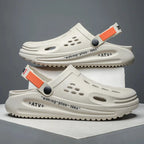 StepFlow Men's Breathable Slip-On Clogs