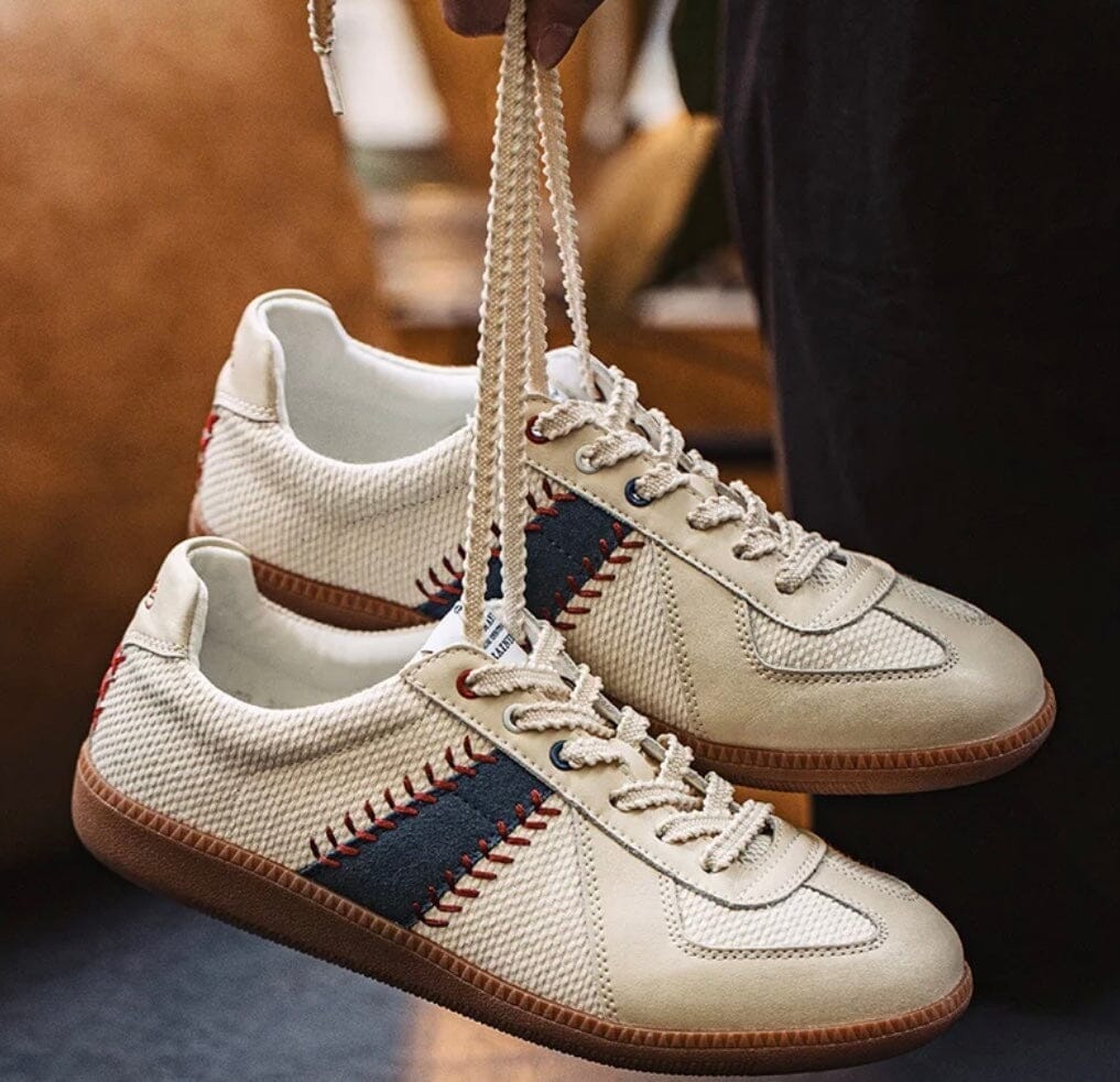 StitchRunner – Classic German Sneaker with Vintage Style