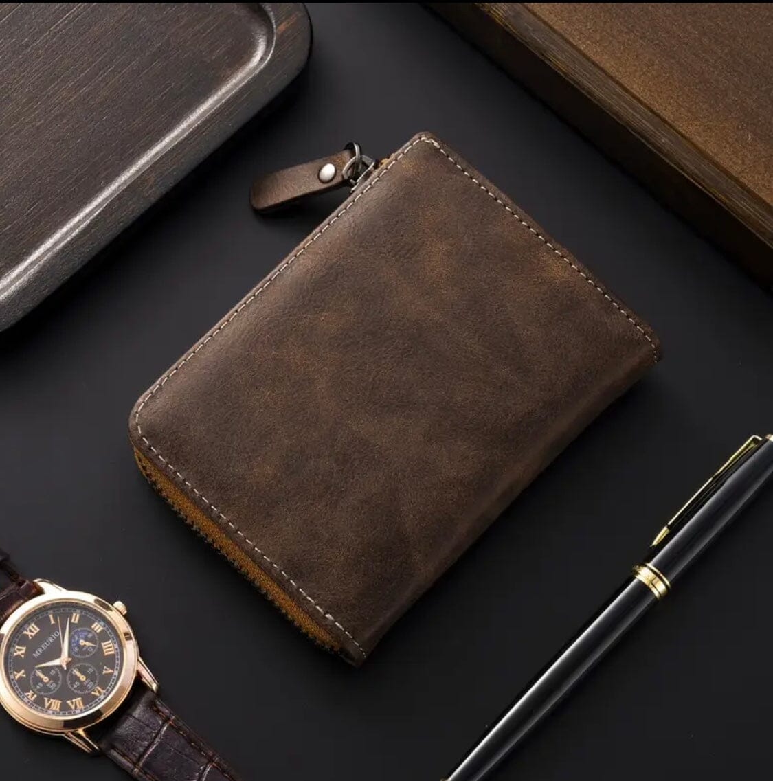 Trendy Men's Leather Wallet