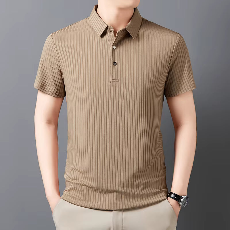Velstrone – Modern Striped Polo Shirt