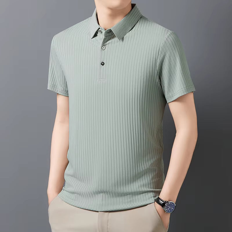 Velstrone – Modern Striped Polo Shirt