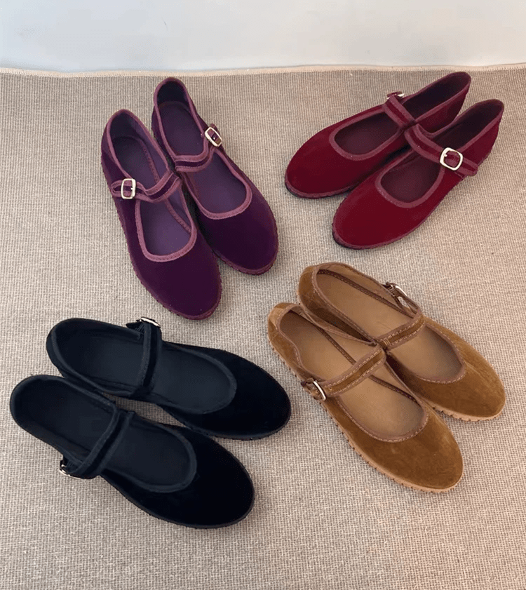 Velvet Belle Mary Janes