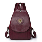 Versatta High-Quality Leather Women's Anti-Theft Backpack
