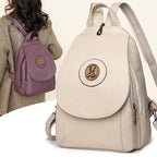 Versatta High-Quality Leather Women's Anti-Theft Backpack