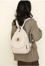 Versatta High-Quality Leather Women's Anti-Theft Backpack