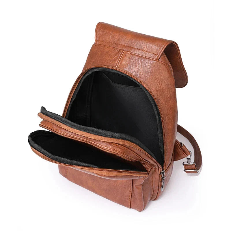 Versatta High-Quality Leather Women's Anti-Theft Backpack