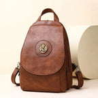Versatta High-Quality Leather Women's Anti-Theft Backpack