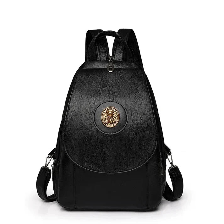 Versatta High-Quality Leather Women's Anti-Theft Backpack