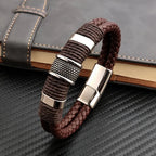 Viellezer Vintage Leather Men's Bracelet