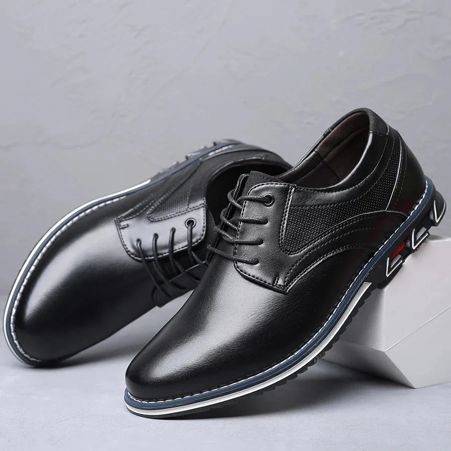Vitorini Leather Oxford Shoes