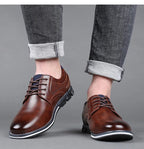 Vitorini Leather Oxford Shoes