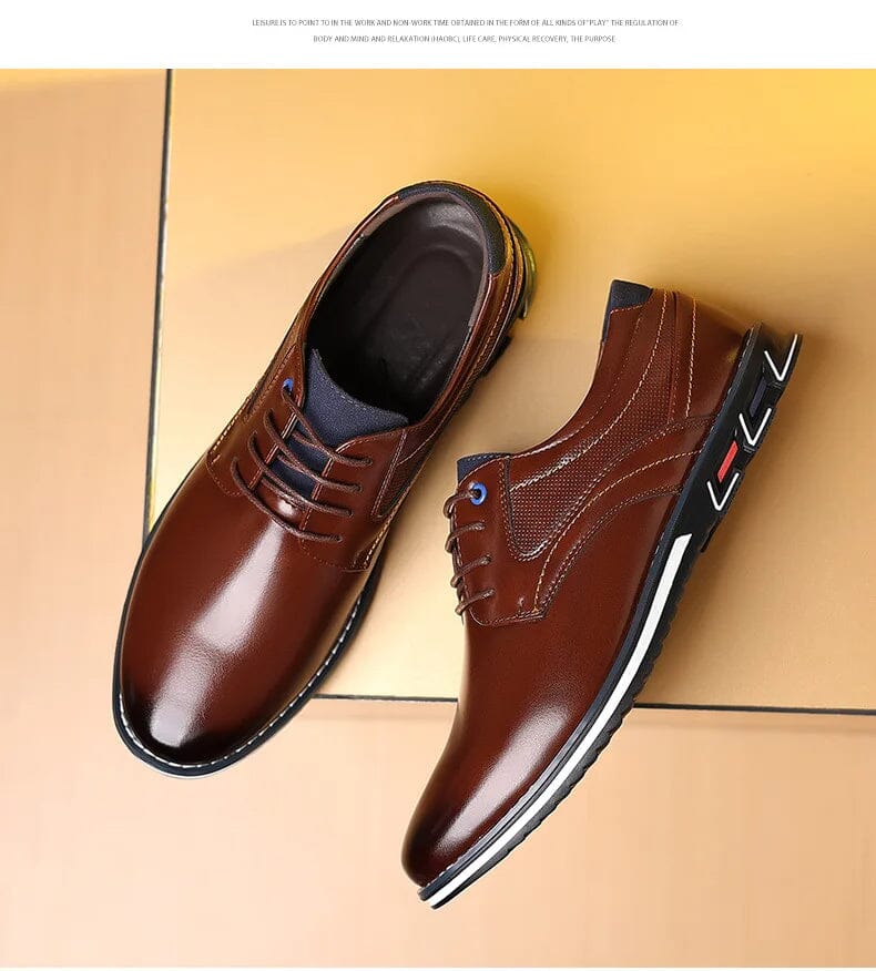 Vitorini Leather Oxford Shoes