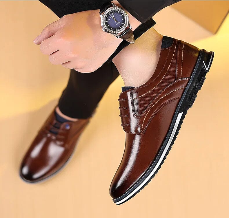 Vitorini Leather Oxford Shoes