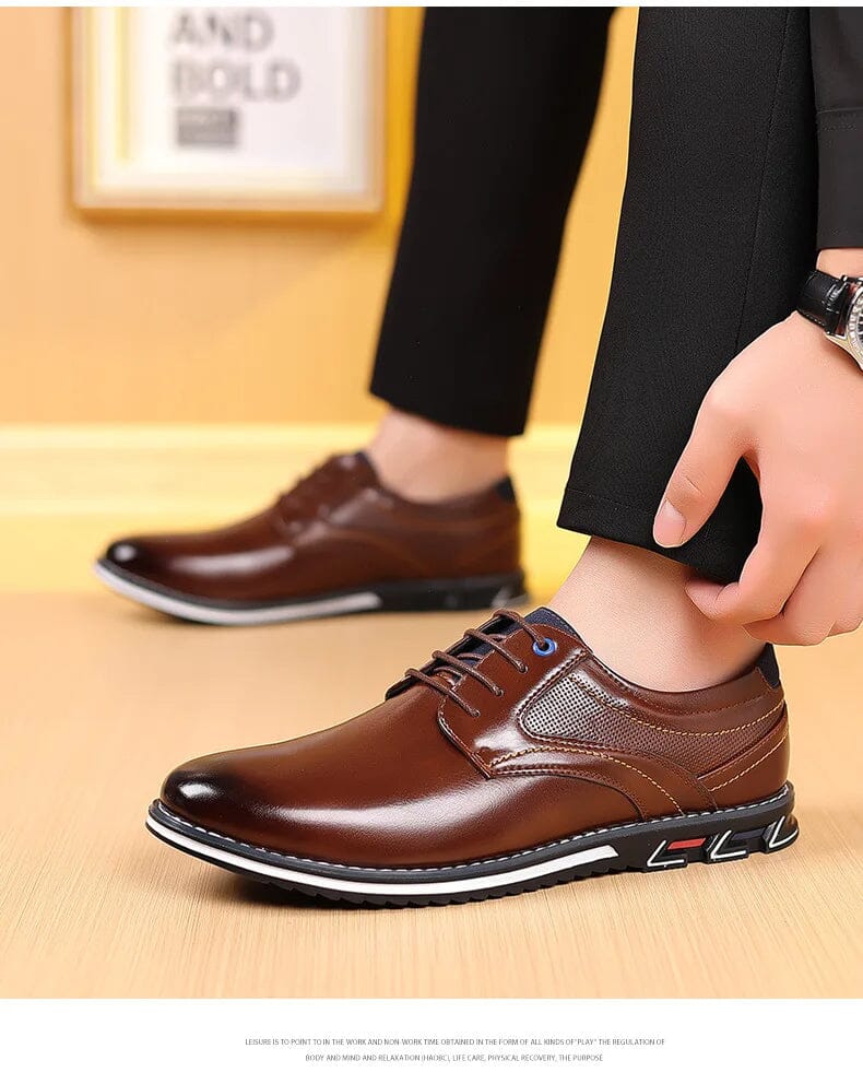 Vitorini Leather Oxford Shoes