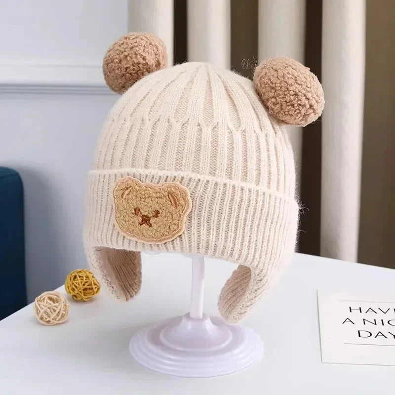 Winter Baby Beanie with Ear Protection