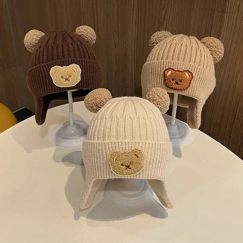 Winter Baby Beanie with Ear Protection