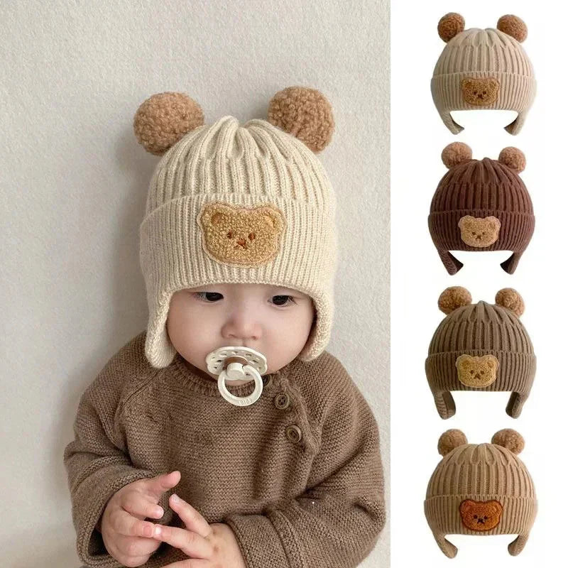 Winter Baby Beanie with Ear Protection