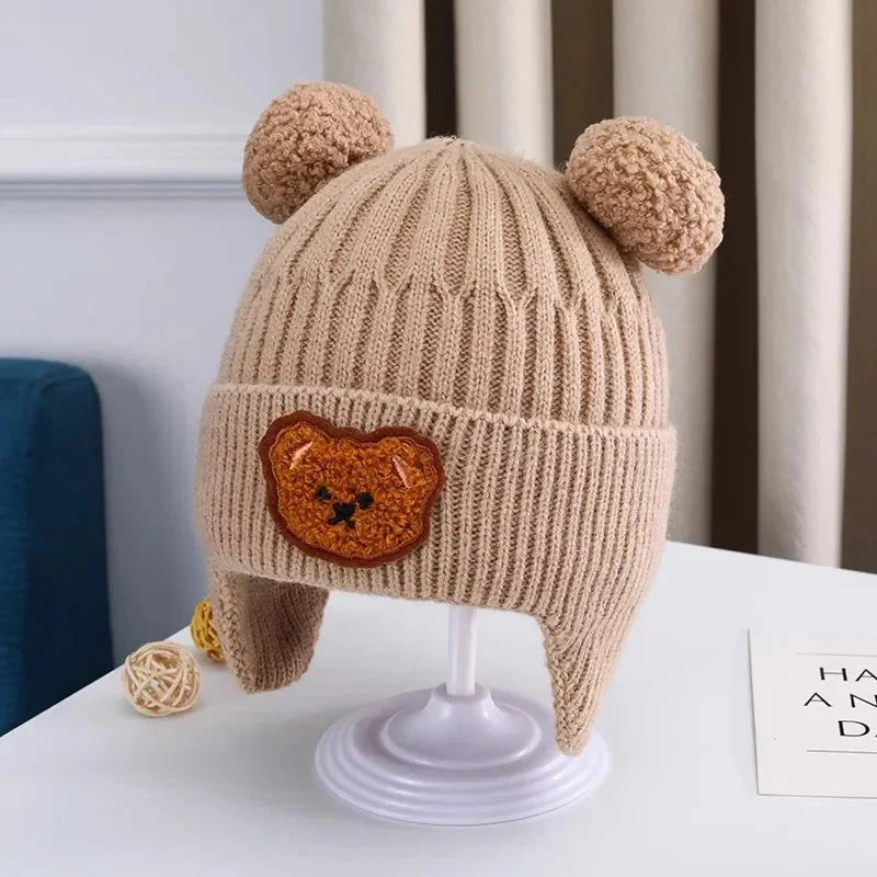 Winter Baby Beanie with Ear Protection