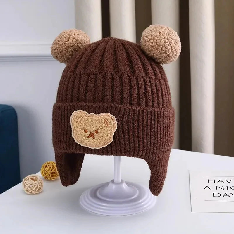 Winter Baby Beanie with Ear Protection