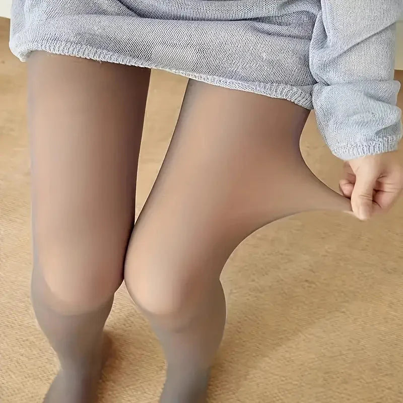 Winter Fleece Lined Women's Tights