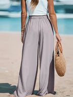Women’s Casual Wide Leg Pants – Desert Glow