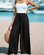 Women’s Casual Wide Leg Pants – Desert Glow