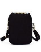 Women's Crossbody Bag with Flowers