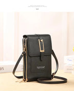 Women's Leather Cell Phone Bag