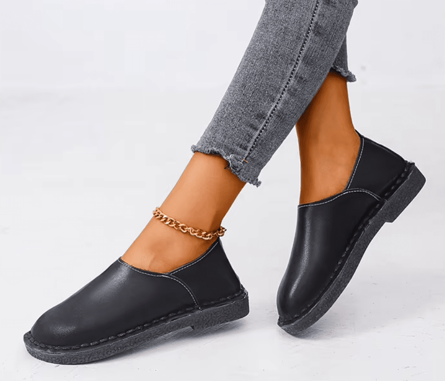 Women's Leather Moccasin Shoes Viena