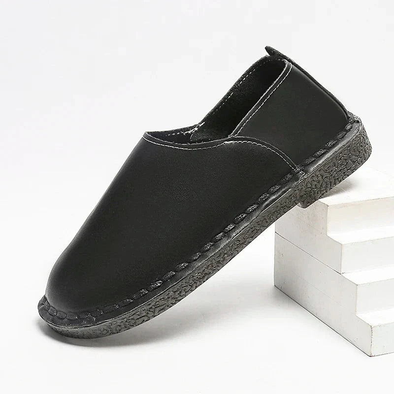 Women's Leather Moccasin Shoes Viena