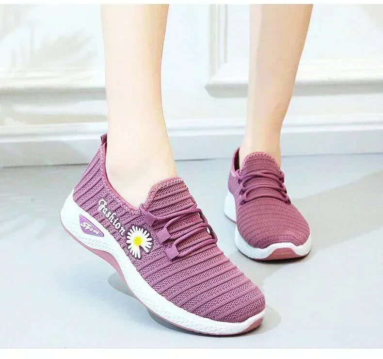 Women's Sneakers ConfortFashion Flowers
