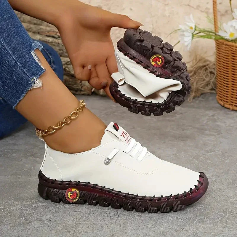 Women's Soft Leather Sneakers