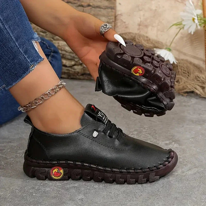 Women's Soft Leather Sneakers