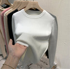 Women's Winter Sweater with Round Neck