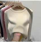 Women's Winter Sweater with Round Neck
