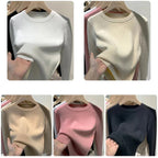 Women's Winter Sweater with Round Neck