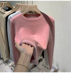 Women's Winter Sweater with Round Neck