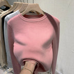 Women's Winter Sweater with Round Neck