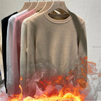 Women's Winter Sweater with Round Neck