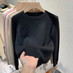 Women's Winter Sweater with Round Neck